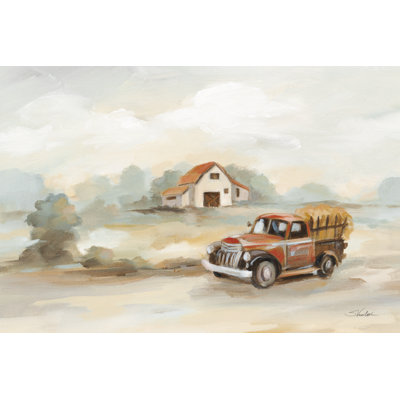 The Old Farm - Wrapped Canvas Painting