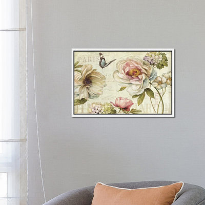 Marche De Fleurs IV 1 Piece Wall Art on Canvas