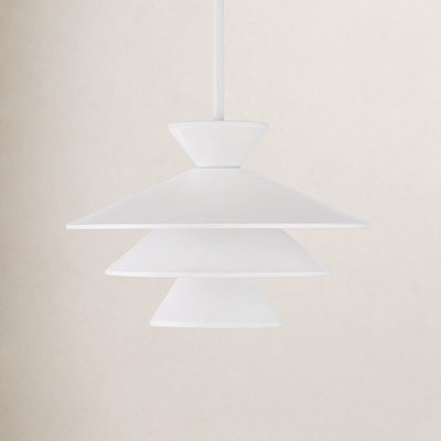 Vinnie 1-Light Pendant in White