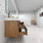 84'' Double Bathroom Vanity with Acrylic Top-1323390675
