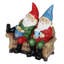 Statue de gnome paresseux solaire Good Time par Exhart