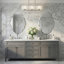 Miroir d'appoint mural biseauté festonné sans cadre-580284902