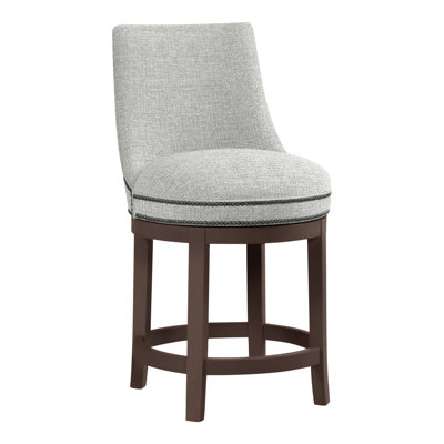 Vesper Upholstered Stool with Solid Wood Frame