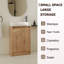 Meuble-lavabo autoportant de 23 po avec lavabo et portes à fermeture douce-941824414
