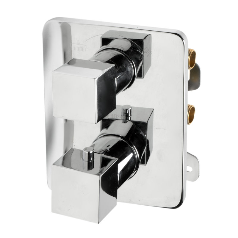 Complete Shower System with Rough in-Valve, Polished Chrome
