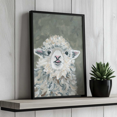 «Silly Little Lamb» par Yvette St. Amant, reproduction d'art sur toile