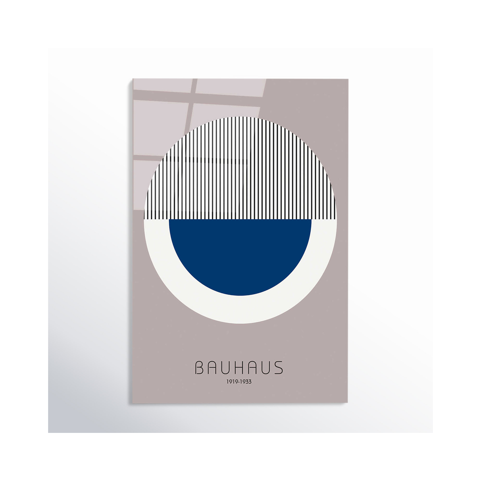 Bauhaus 7 On Plastic / Acrylic by Design Fabrikken Print, 24" H x 16" W x 0.2" D