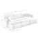 Kaoruko Oversized Modular Cushioned Sofa,With 3 Ottomans To Work As Sleeper Sofa Beds, 3-Seater Sofa With 3 Footstools