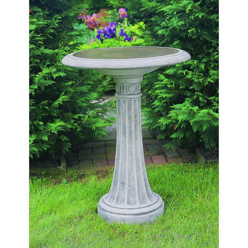 Chestnut Hill Birdbath, Graystone