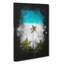 Palm Tree Beach in the Maldives - Wrapped Canvas-56640924