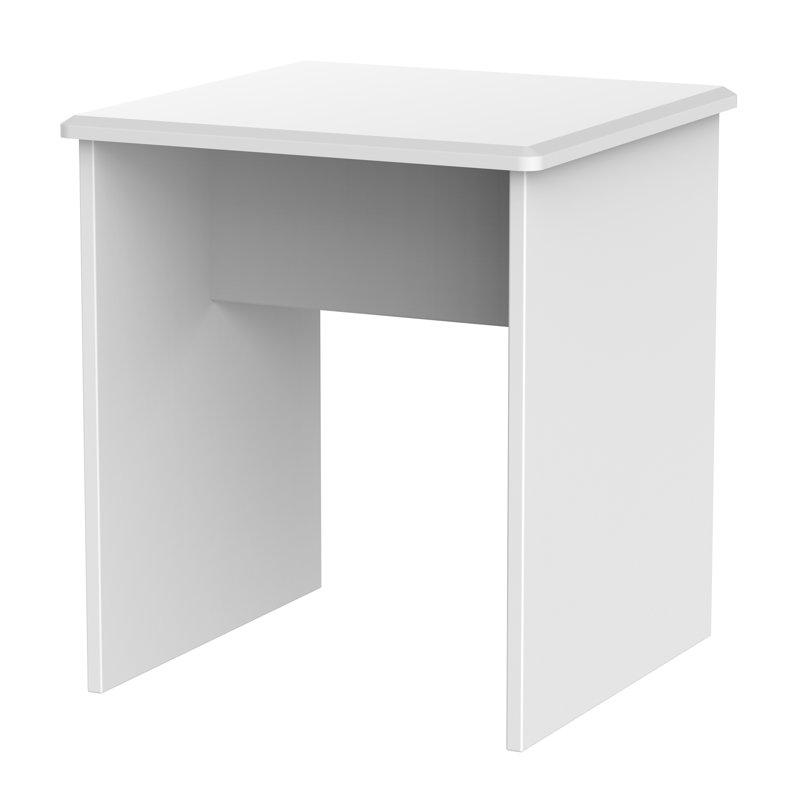 Fully Assembled Lockett Side Table, Kaschmir Gloss