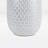 Set Of 2 Reactive Glazed Textured Grey Ceramic Table Light With Natural Linen Cylinder Fabric Shade