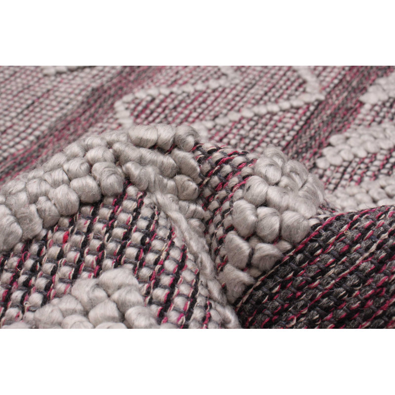 Tapis rectangulaire en laine 6 pi x 9 pi 1 po Sukari