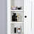 Bathroom Wooden Wall Cabinet With A Door 20.86X5.71X20 Inch