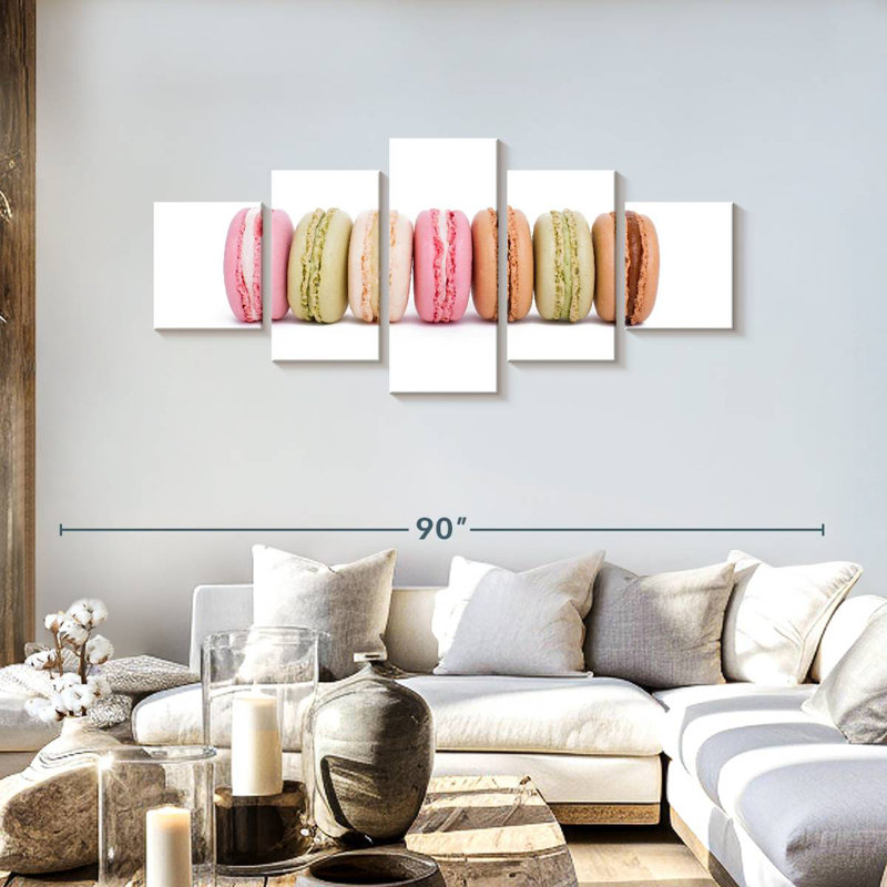Macarons assortis, H 30 po x l 68 po