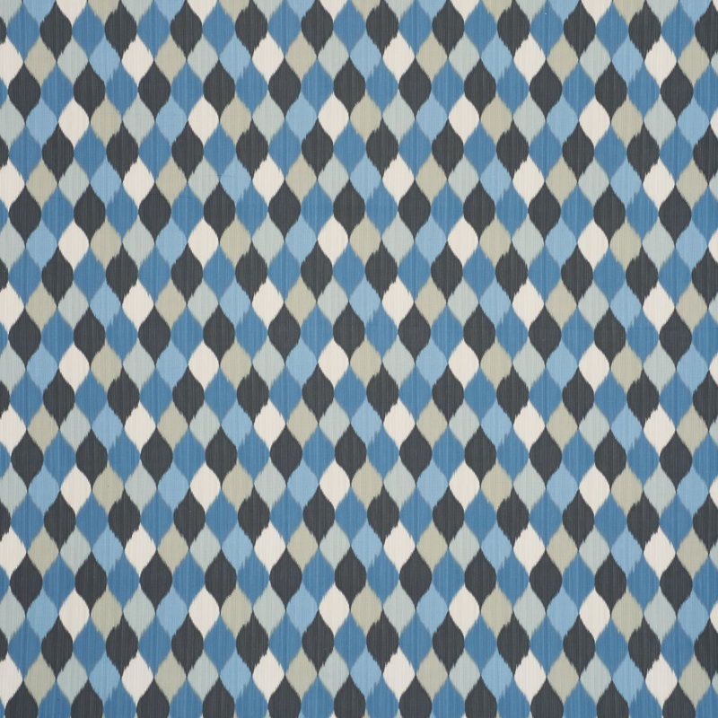 Tissu arlequin Schumacher x Miles Redd, Paon
