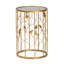 Glass Top Frame End Table