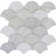 Fish Scale 12" x 12" Marble Mosaic Tile