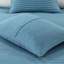 Lit très grand / très grand lit - Édredon bleu pastel, 1 édredon, 3 coussins décoratifs, 8 taies décoratives, 2 taies décoratives, courtepointe, coussin-119384959-119384961