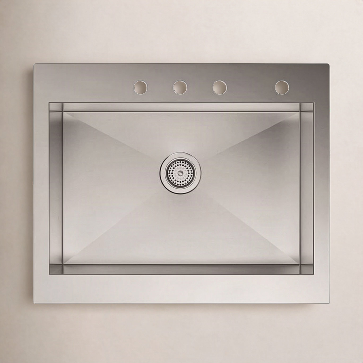 Vault 30" Farmhouse Kitchen Sink, 3 Holes