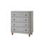 Commode 4 tiroirs grise