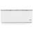 25 Cu.Ft. Double Door Chest Freezer Display Freezer In White With Wheels And Saft Lock