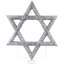 LED Lighted Sequined Star Of David Hanukkah Outdoor Decoration - 36"