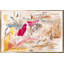 Dash of Red - Floater Frame Print on Canvas-218938574