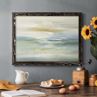 Paysage apaisant encadré sur toile