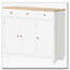 Accent Cabinet with 3 Drawers, Doors and Adjustable Shelf