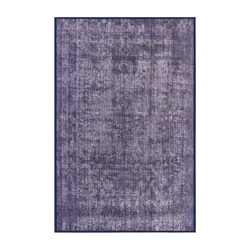 Tapis 100% Mid-Century moderne lavable à la machine 2243, Rectangle 2 pi x 4 pi