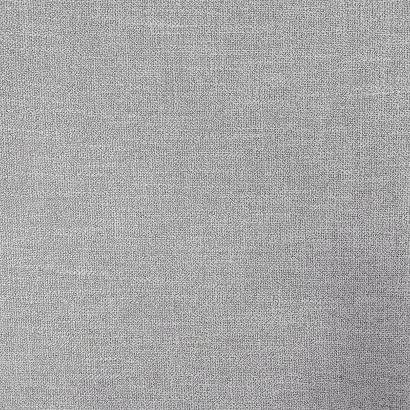 Ensemble de 2 chaises de salle à manger avec siège et dossier rembourrés en lin gris clair et chêne gris
