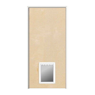 Solid + Manufactured Wood Flush with Installation Hardware Kit without Installation Hardware Kit Prehung Door