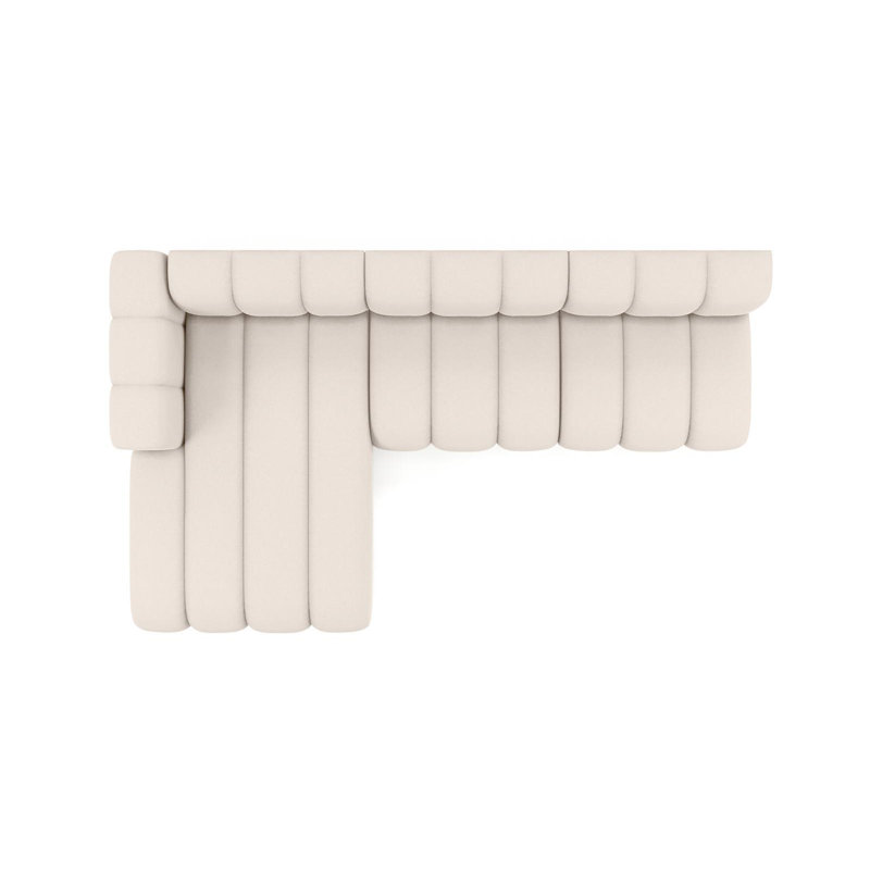3 Seater Velvet Corner Sectional