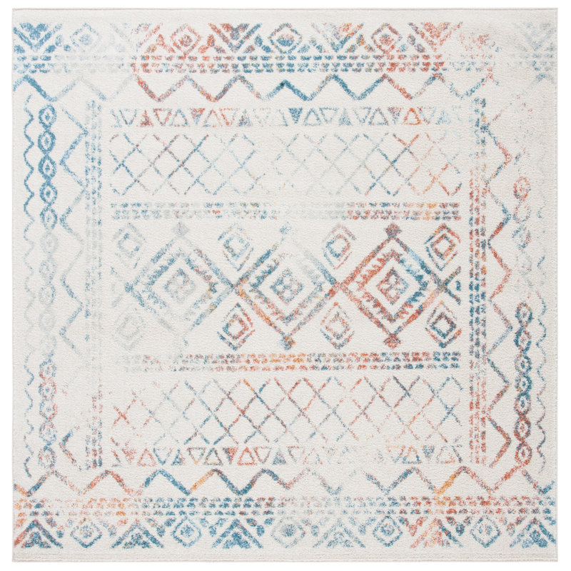 Dempsey Performance Southwestern Rug, Square 5'