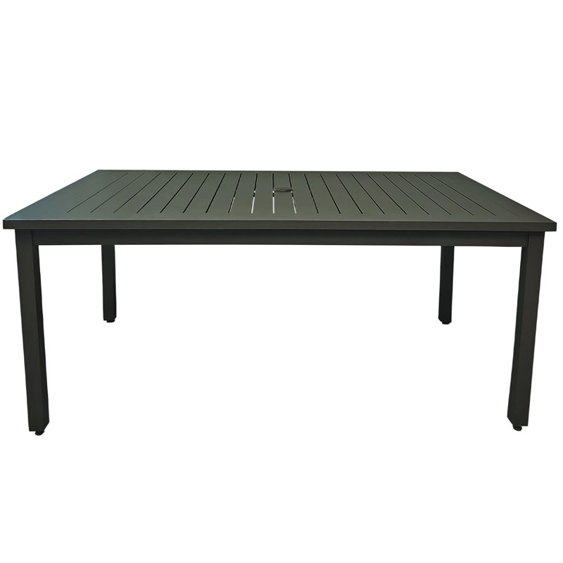 Table d'extérieur Sigma 39 L x 69 W Sigma, Noir volcanique