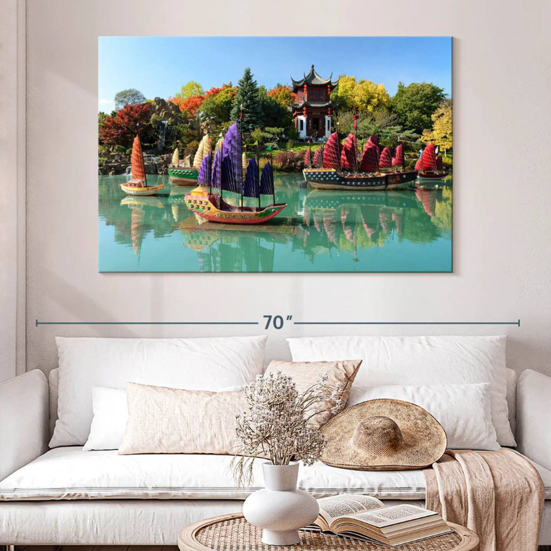 Mehar, bateaux de sampan de Montréal, H 34 po x l 51 po