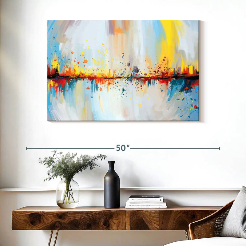 Avery Cityscape Abstract, 26" H x 39" W