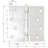 4" Ball-Bearing Door Hinges, 1/4" Radius Corner-97912244