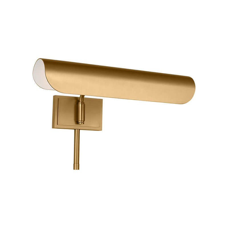 Hull Dimmable Picture Light, 7.75" H x 24" W x 9.13" D, Brushed Brass