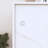 Marble White Shoe Cabinet With Sliding Door
