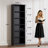 6-Tier Fixed Shelf Bookcase, 75" Tall Heavy-Duty Storage with Tip-Resistant Design-444976182