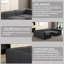 104.32*70.86 Modular With Chaise And . Dark Grey Sectional Couch. Compressed Sponge, Supportive Spring Bag U Shaped Sleeper Comfort At Its-1268695784