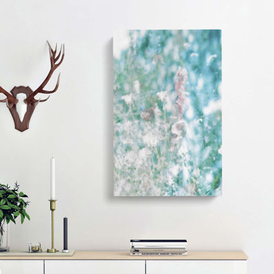 Wild Flower In Abstract - Wrapped Canvas Painting