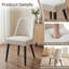 Chaise d'appoint rembourrée en bois massif Bremment-720516586