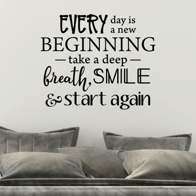 Text & Numbers Non-Wall Damaging Wall Decal