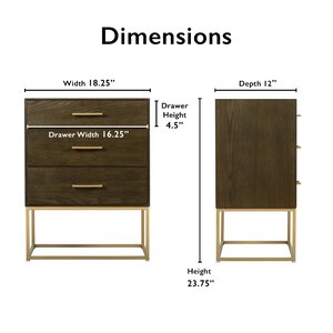Tommy Hilfiger Franklin 3-Drawer Dresser & Reviews | Wayfair