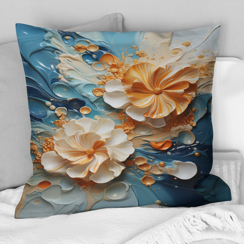 Coussin Whirling Embrace - Abstract Spirals