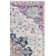 Tapis oriental ivoire / fuchsia Christa