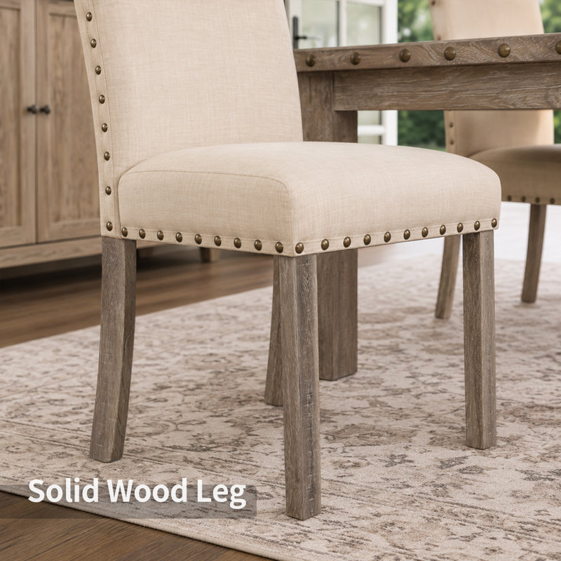 Fort 4 - Pieces Dining Set with Upholstered Chair and Bench (Set for 4)